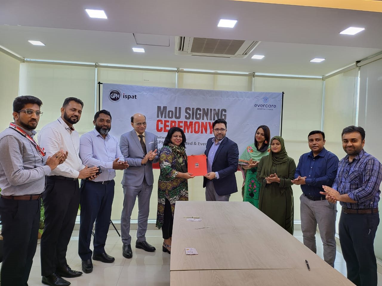 GPH Ispat Limited and Evercare Hospital Dhaka Inked a MoU